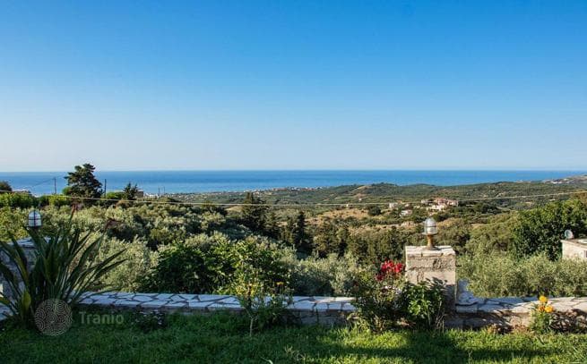 Двухэтажная вилла с бассейном и панорамным видом на море в Ханье, Крит, Греция, фото 5