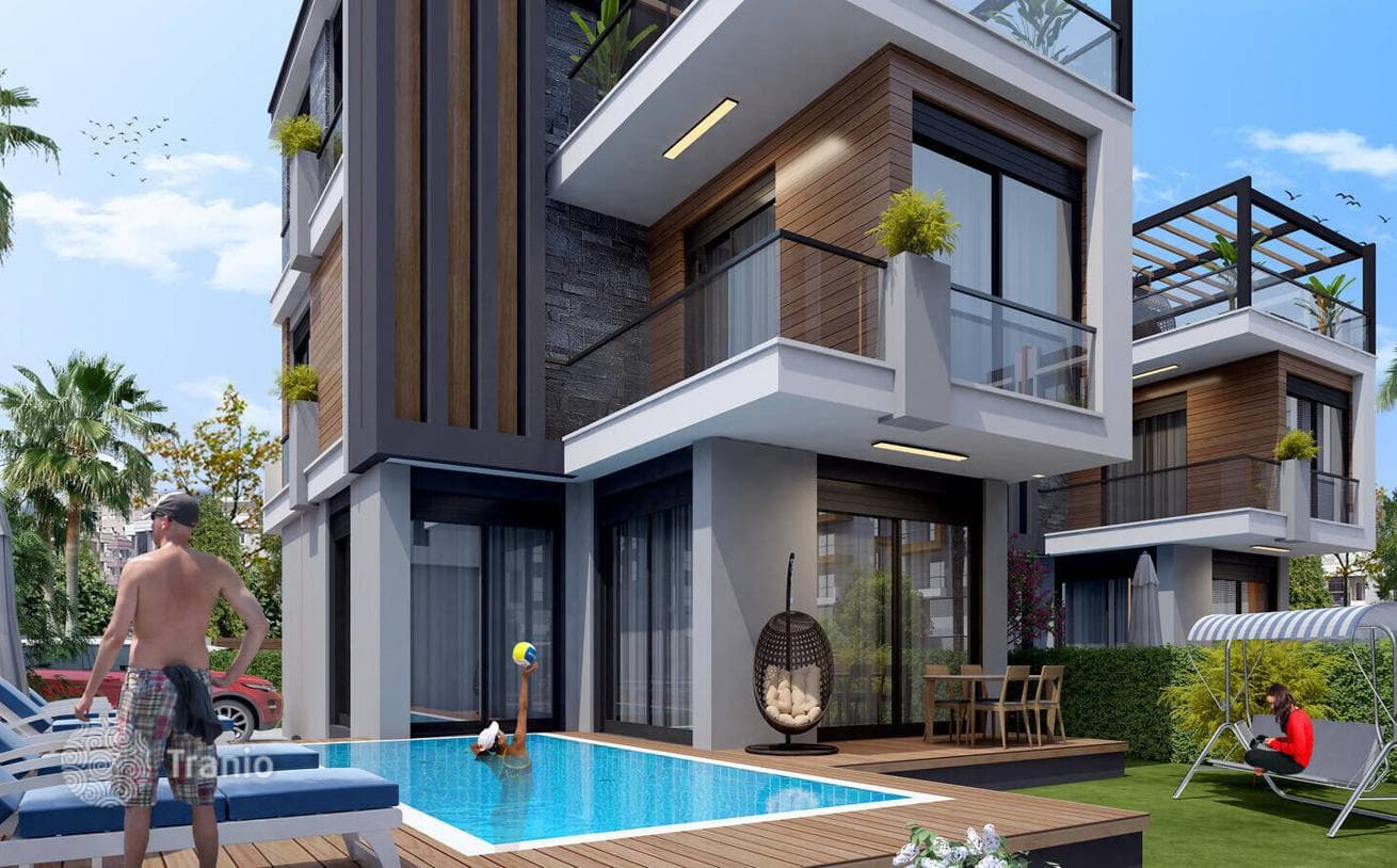 3-Bedroom Villas with Private Pool and Garden in Dosemealti, Antalya, photo 3