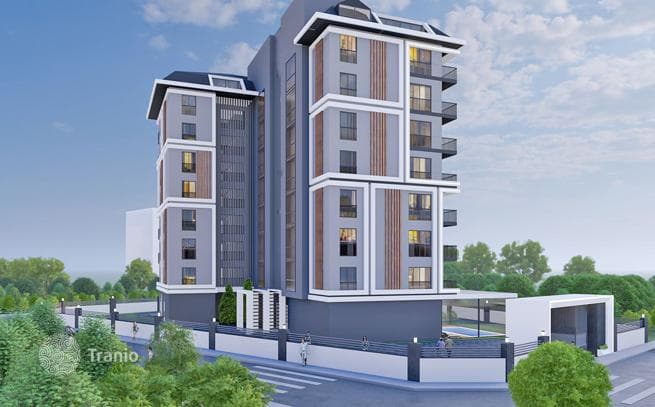 Новые квартиры в жилом комплексе с бассейнами, Авсаллар, Турция, фото 4