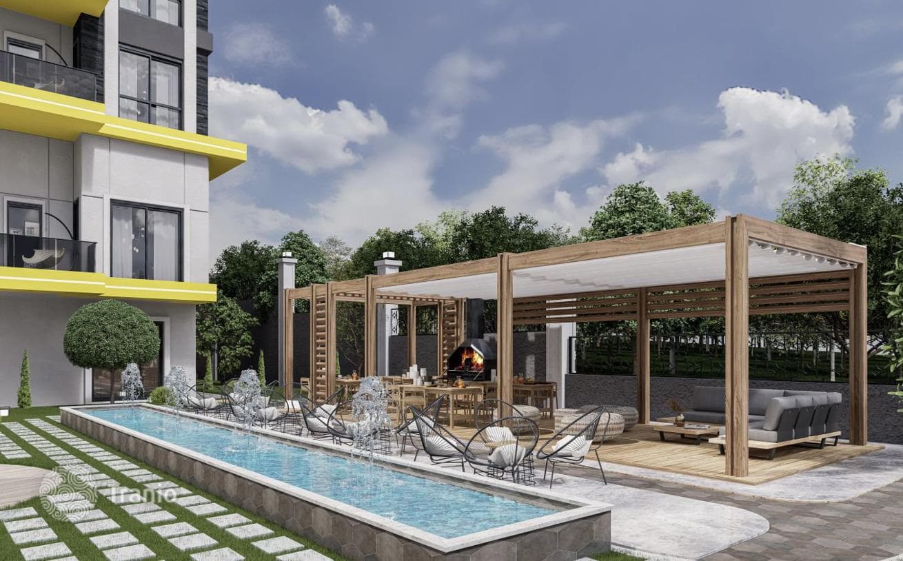 New Apartments with Shared Pools and Water Park in Oba, Alanya, photo 3