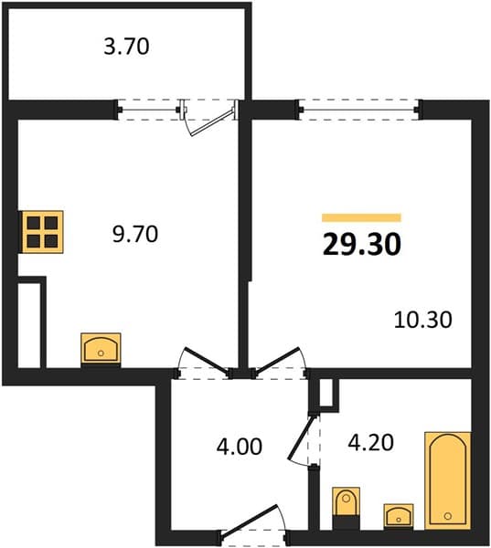 Studio Apartment in Lestoriya, Kudepsta, Sochi