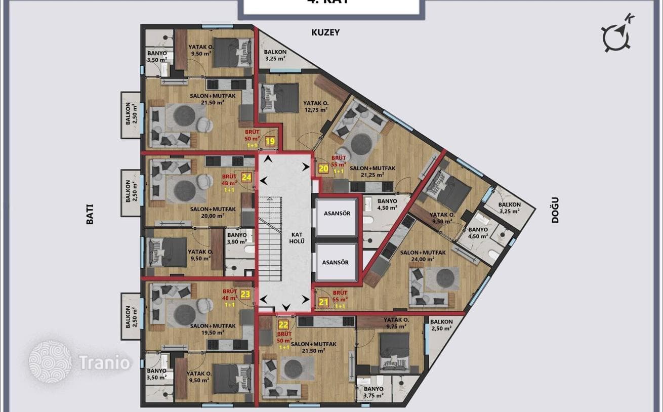 1- and 2-Bedroom Apartments in Muratpasa, Antalya, photo 2