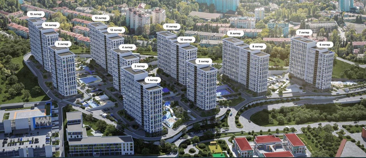 2-Bedroom Apartment in Oxygen Residential Complex, Sochi, photo 2
