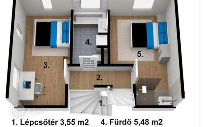 4-комнатная квартира 94 м² в Районе III (Обуде), Венгрия, фото 4