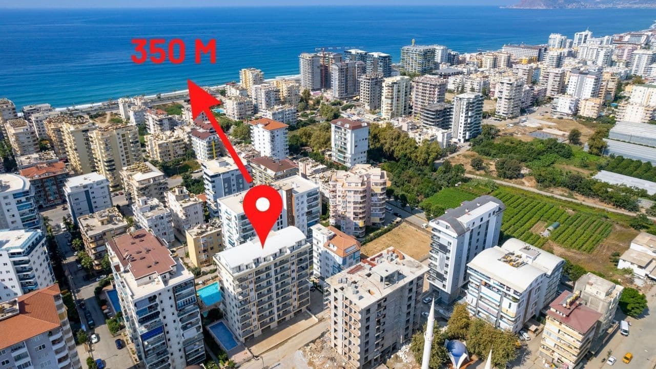 Апартаменты в Алании, Турция, 60 м²
