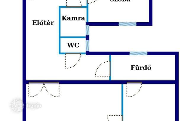 3-комнатная квартира 83 м² в Будапеште, Венгрия, фото 2