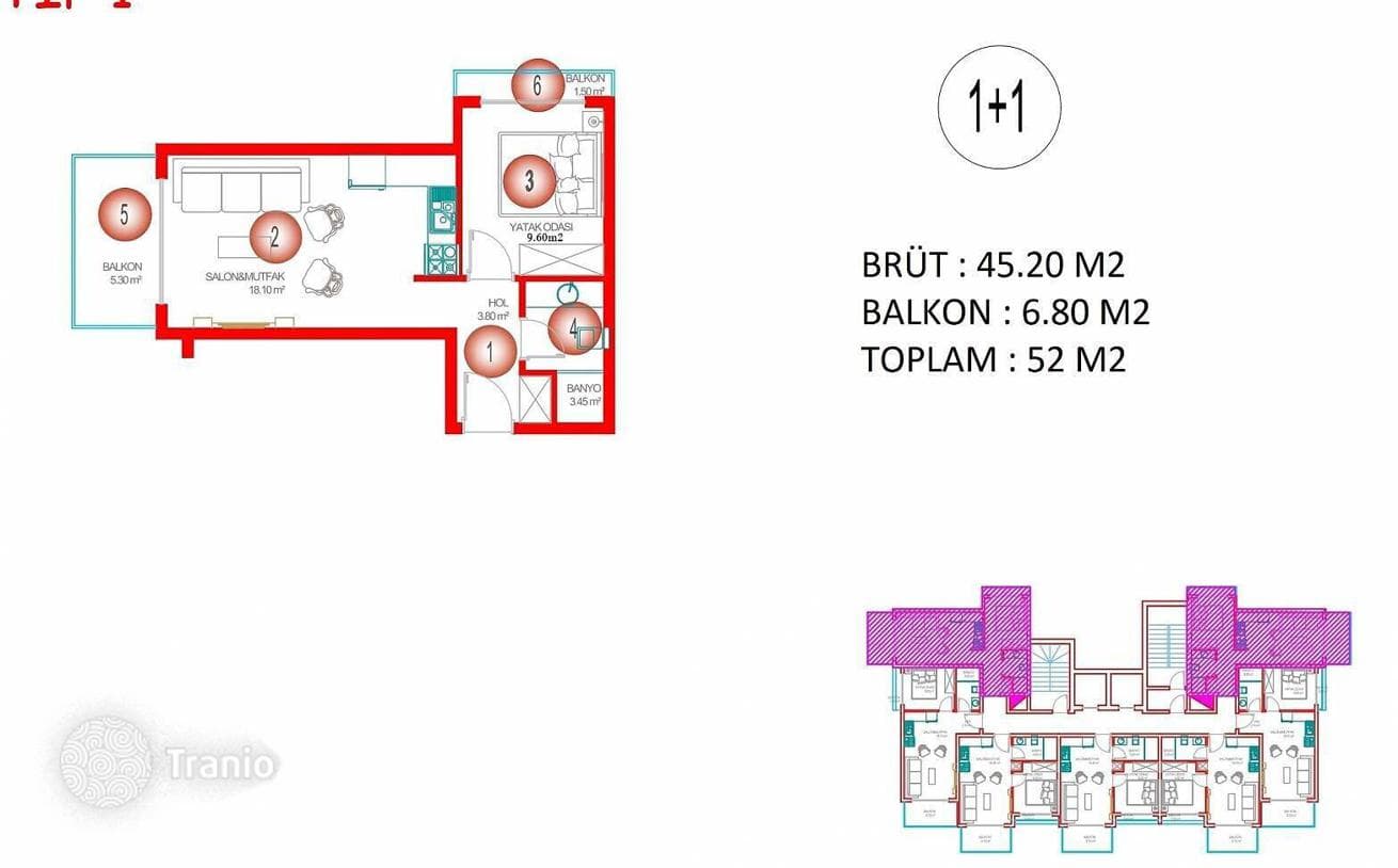 Luxury Apartments with Sea View in Avsallar, Alanya