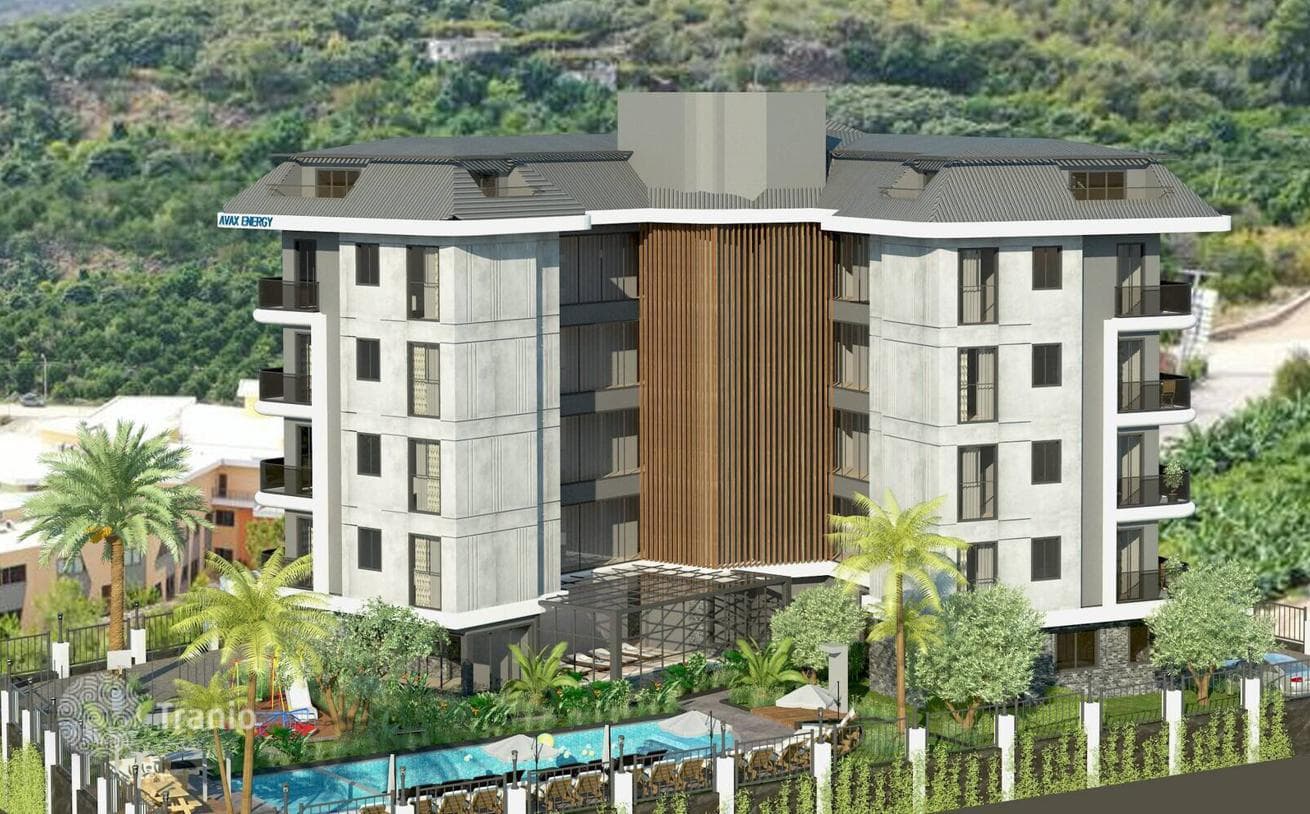 New Apartments with Solar Panel System in Oba, Alanya, photo 3