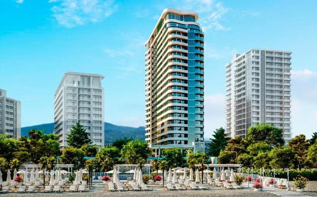 1-Bedroom Apartment with Balcony and Sea View in Makhinjauri, Batumi, photo 2