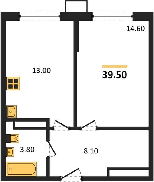 Studio Apartment in Porto-Novo, Tsemdolina, Novorossiysk