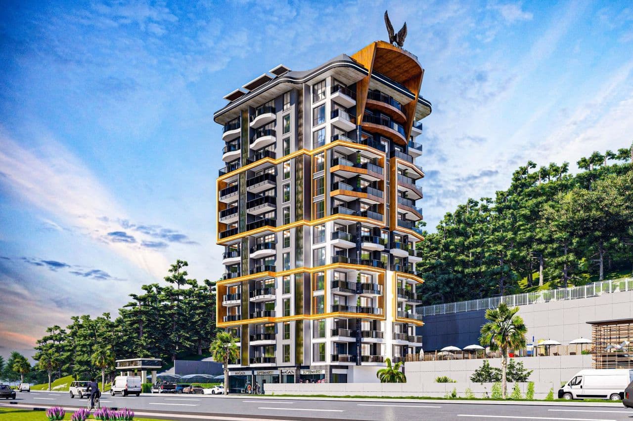 Квартира в Алании, Турция, 50 м², фото 2