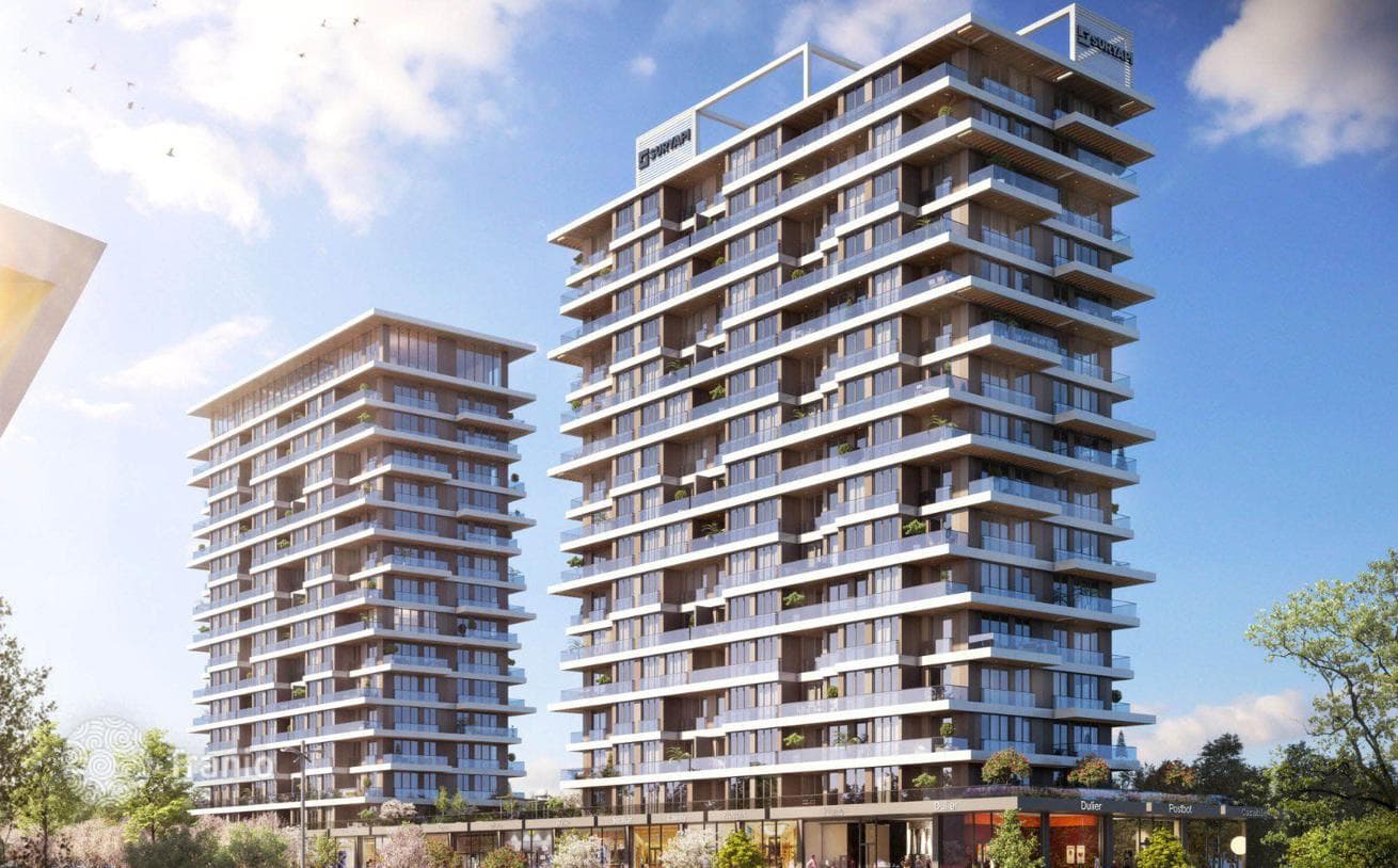 Apartments in Residential Complex near Axis Mall, Kagithane, Istanbul
