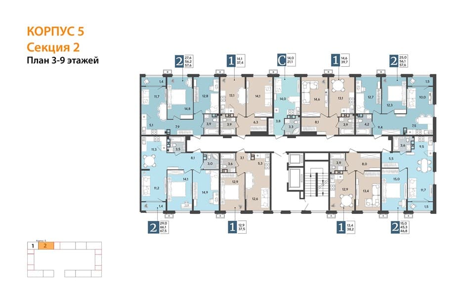 1-Bedroom Apartment in Porto Novo, Tsemdolina, Novorossiysk, photo 3