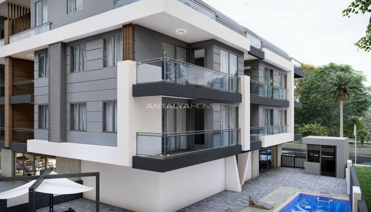 Апартаменты в Анталии, Турция, 60 м², фото 2