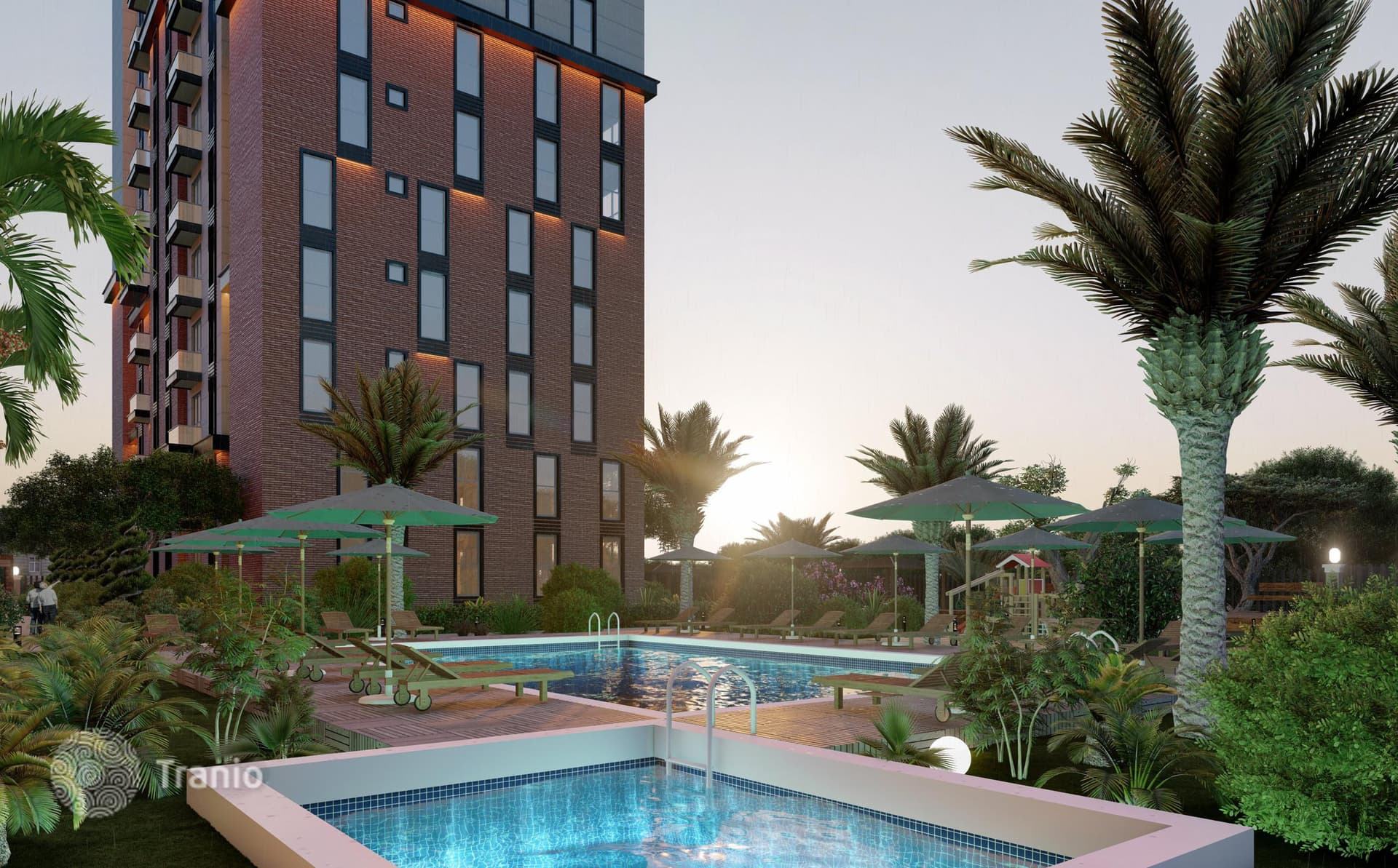 New Gated Residential Complex with Shared Pool in Kartal, Istanbul
