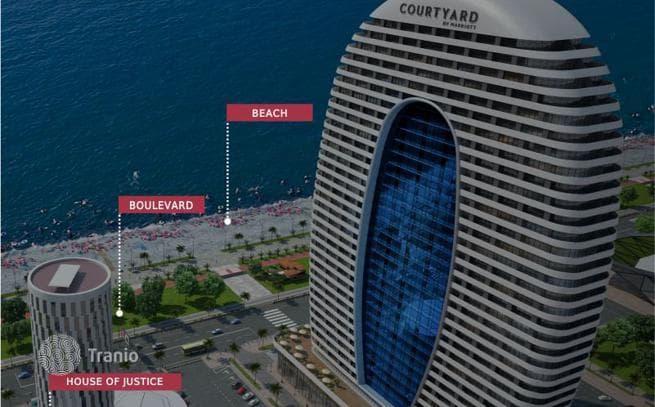 1-Bedroom Beachfront Apartment with Sea and City Views in Batumi, photo 3