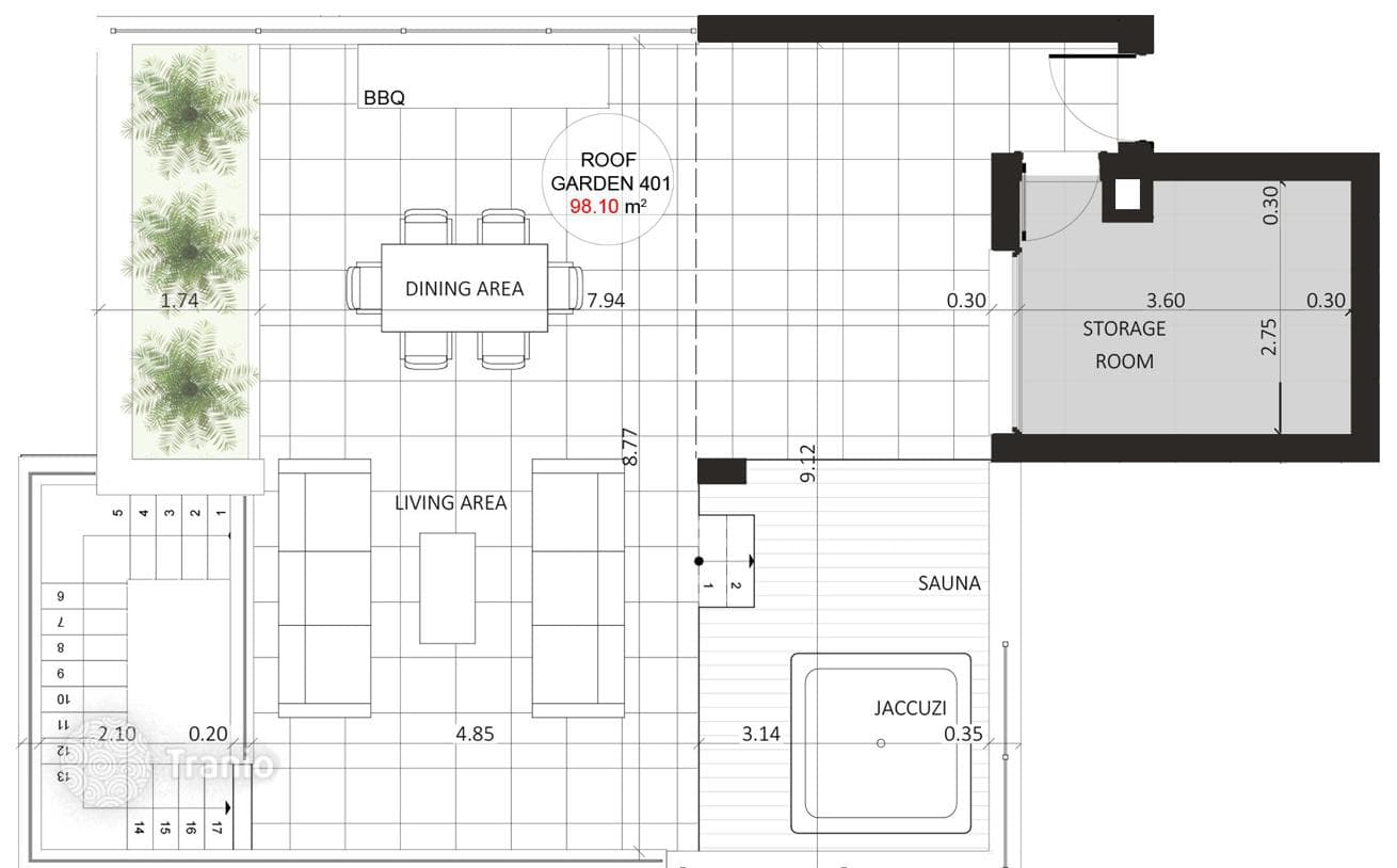 3-Bedroom Penthouse with Terrace in Germasogeia, Limassol, photo 5