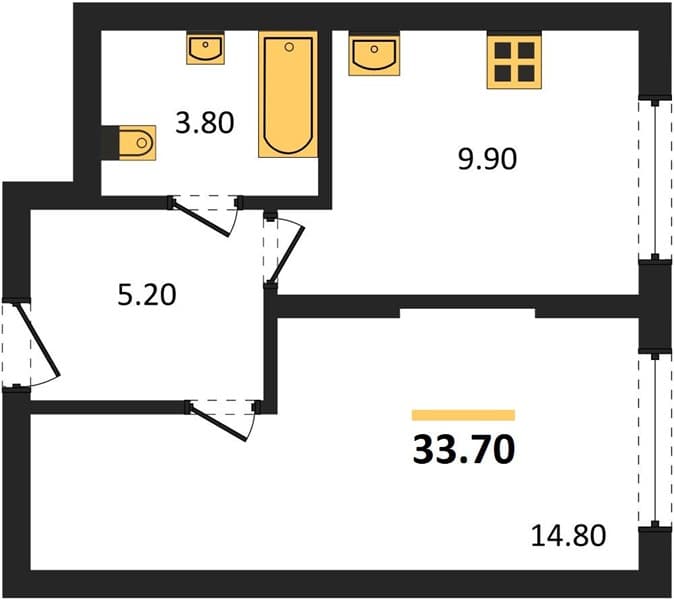 Studio Apartment in Barsa, Novorossiysk
