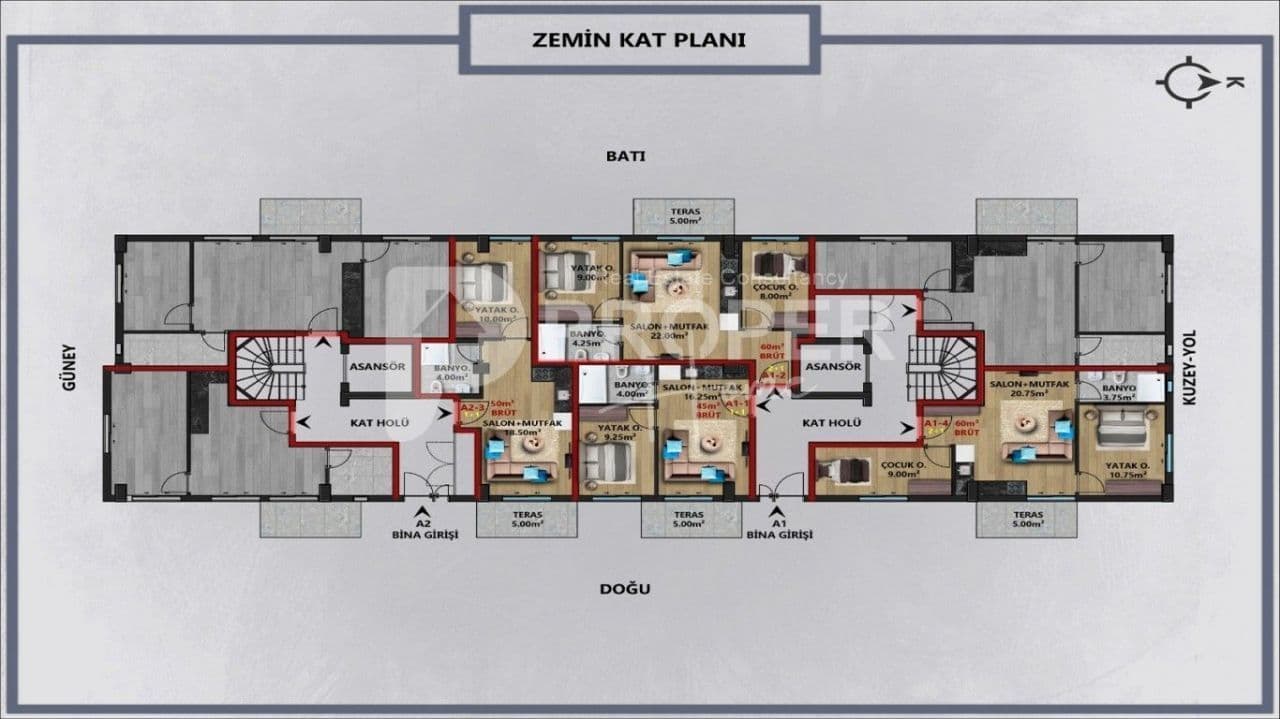 Квартира в Анталии, Турция, 60 м², фото 5