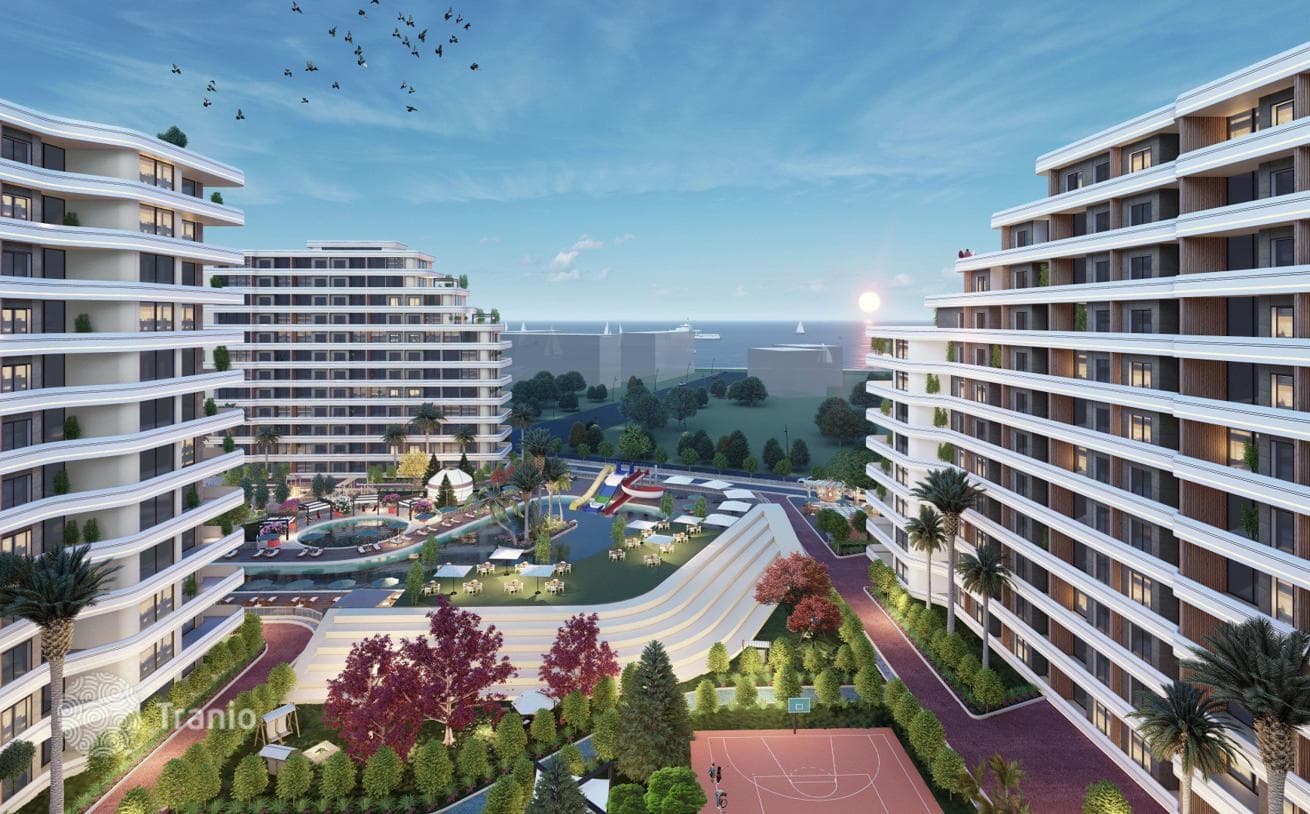 1–2-Bedroom Premium Apartments 400 m from the Beach in Erdemli, Mersin