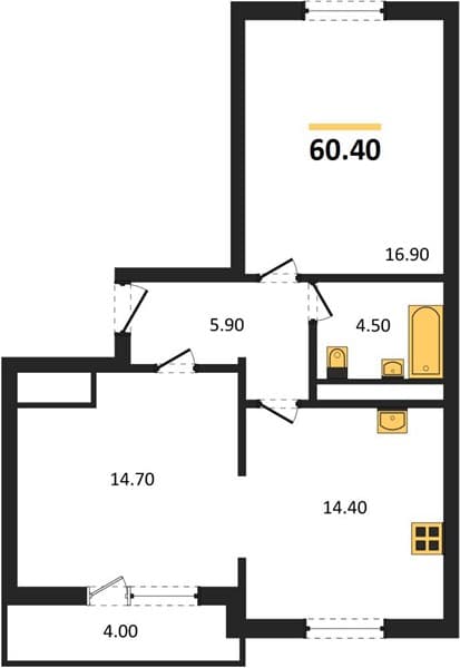 2-Bedroom Apartment in Gorny Kvartal, Sochi