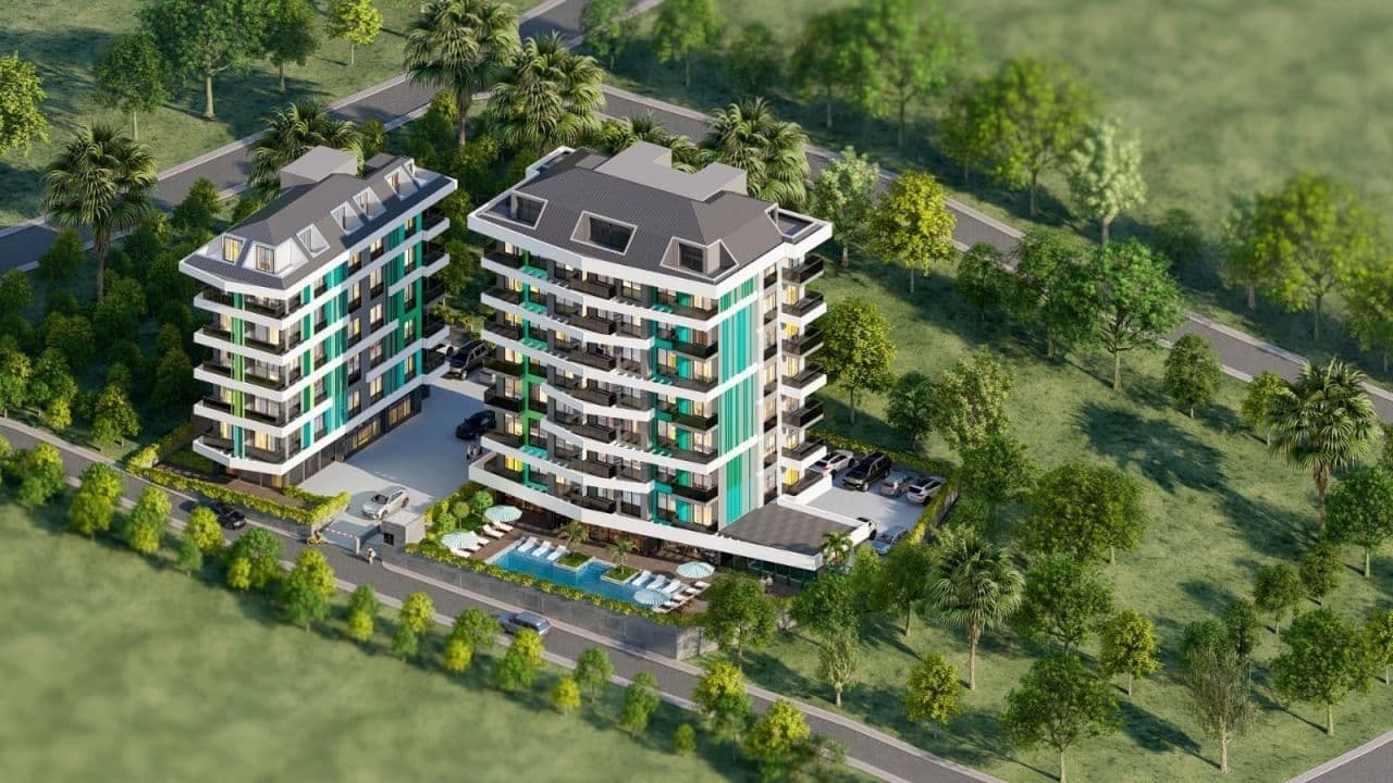 Квартира в Авсалларе, Турция, 54 м², фото 2