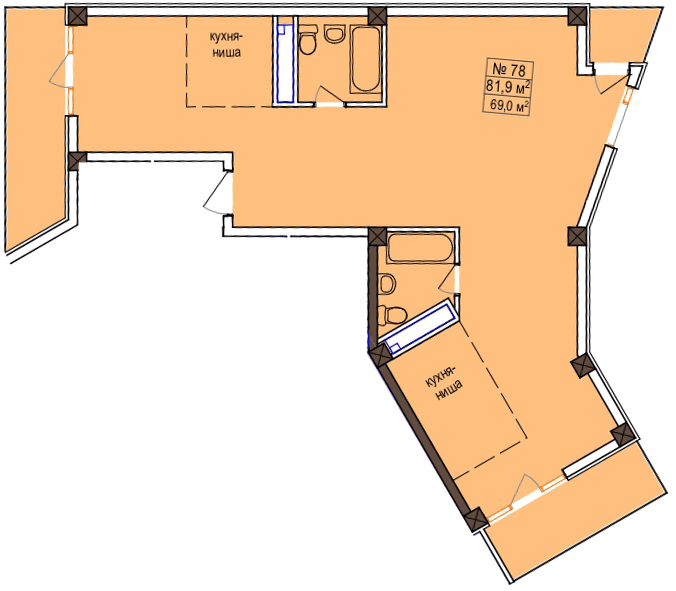 Studio Apartment in Marmelad, Sochi
