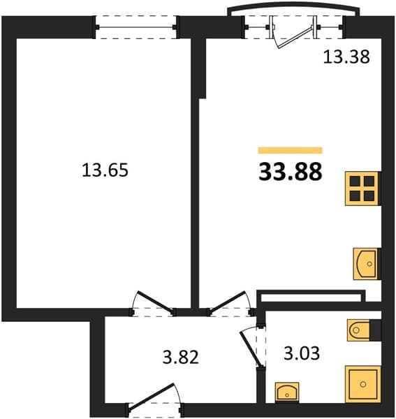 Studio Apartment in Svetsky Les, Sochi