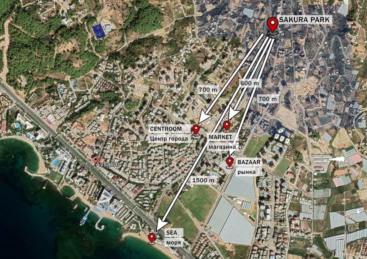 Пентхаус в Авсалларе, Турция, 84 м², фото 3