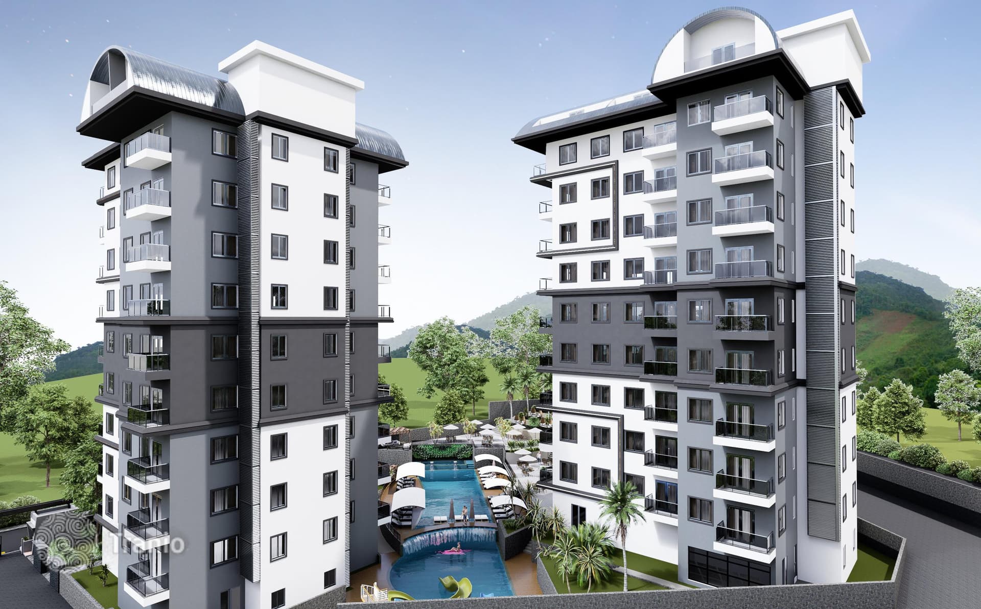 1-Bedroom Apartment with Sea View in Alanya, photo 2