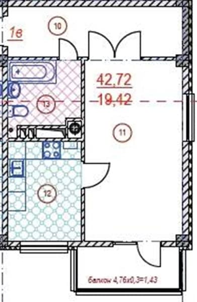 1-Bedroom Apartment in Two Rivers Residential Complex, Tuapse