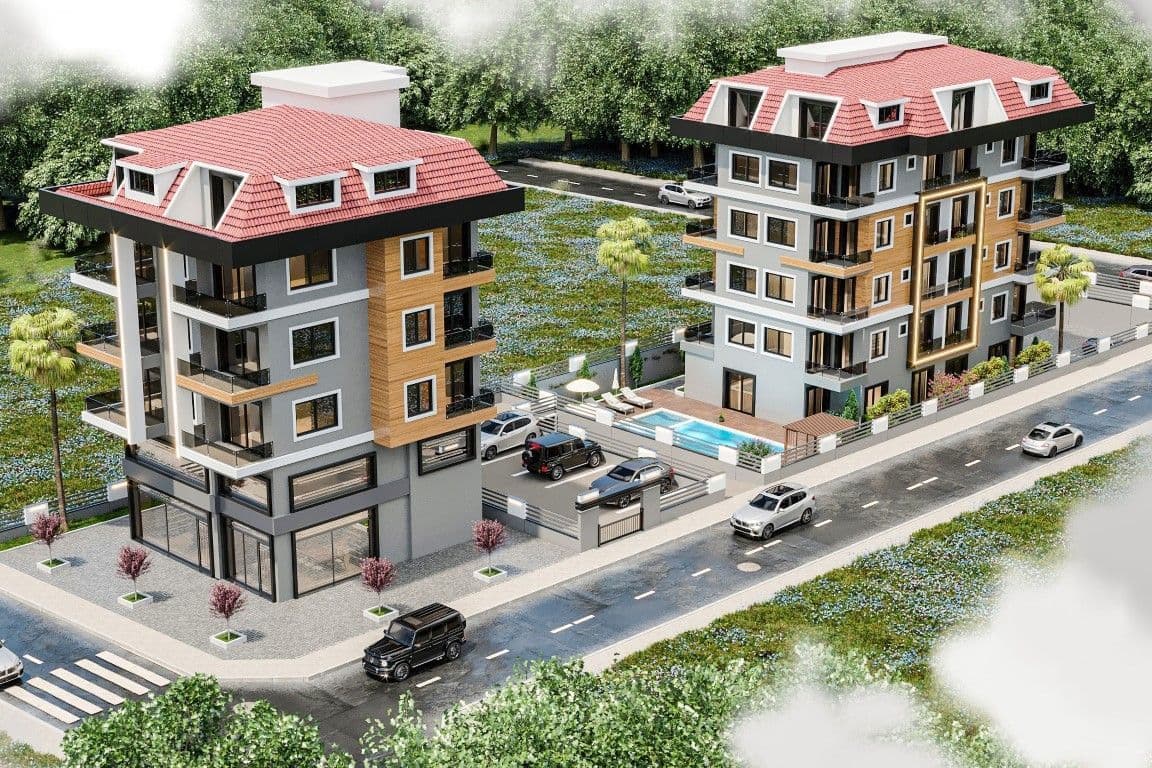 Квартира в Кестеле, Турция, 58 м²