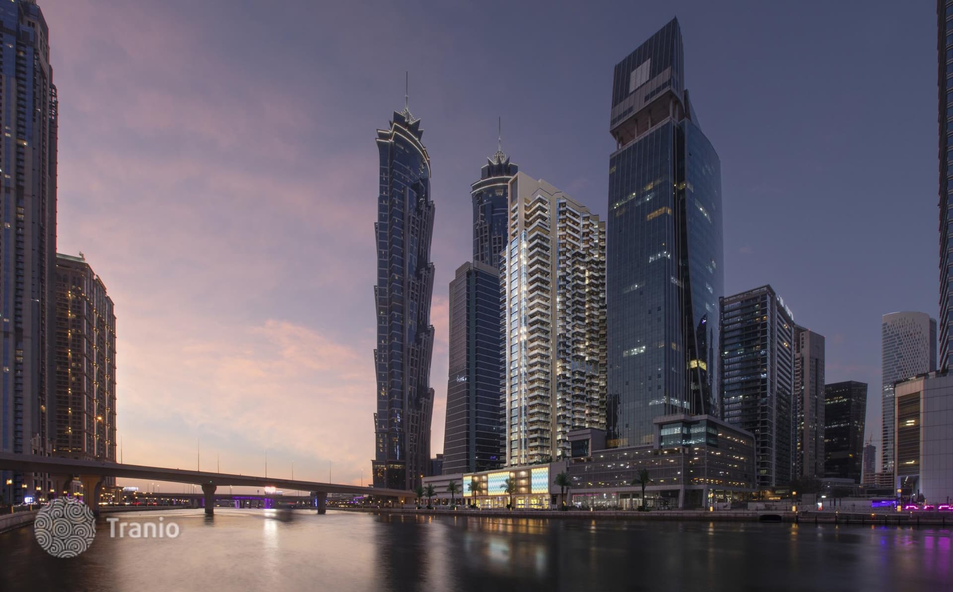 Жилой комплекс Urban Oasis от итальянского дизайнера, на берегу водного канала, с видом на город, Business Bay, Дубай, ОАЭ, фото 4