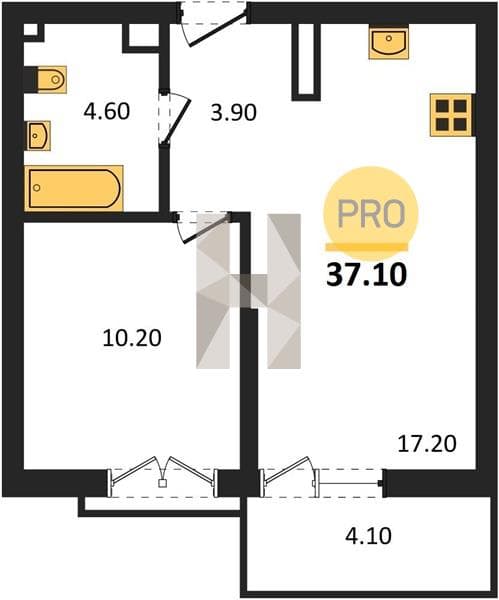 Studio Apartment in Flora, Kudepta, Sochi