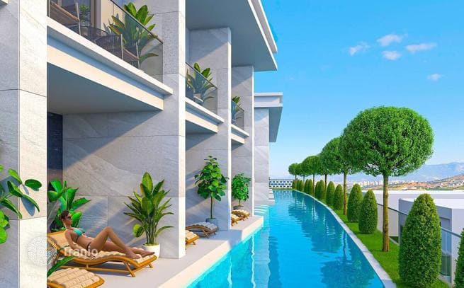 Luxury Apartment with Sea View in Kargicak, Alanya