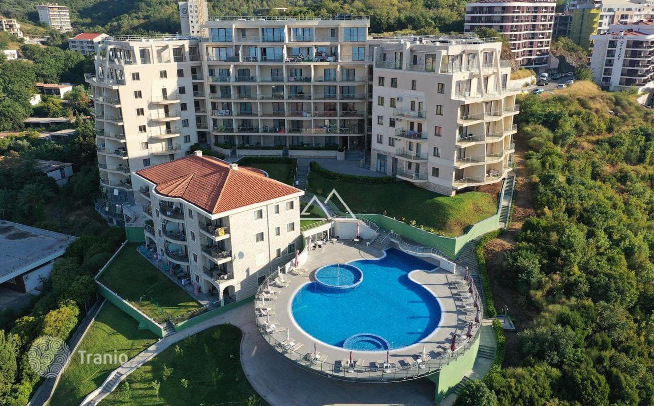 2-Bedroom Apartment with Sea View in Becici, Montenegro