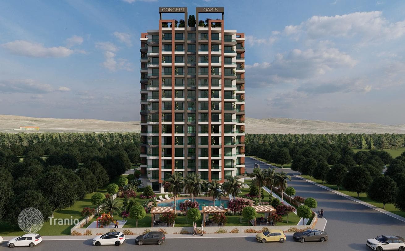 New Apartments with Shared Pool and Water Park in Mersin, Turkey, photo 4