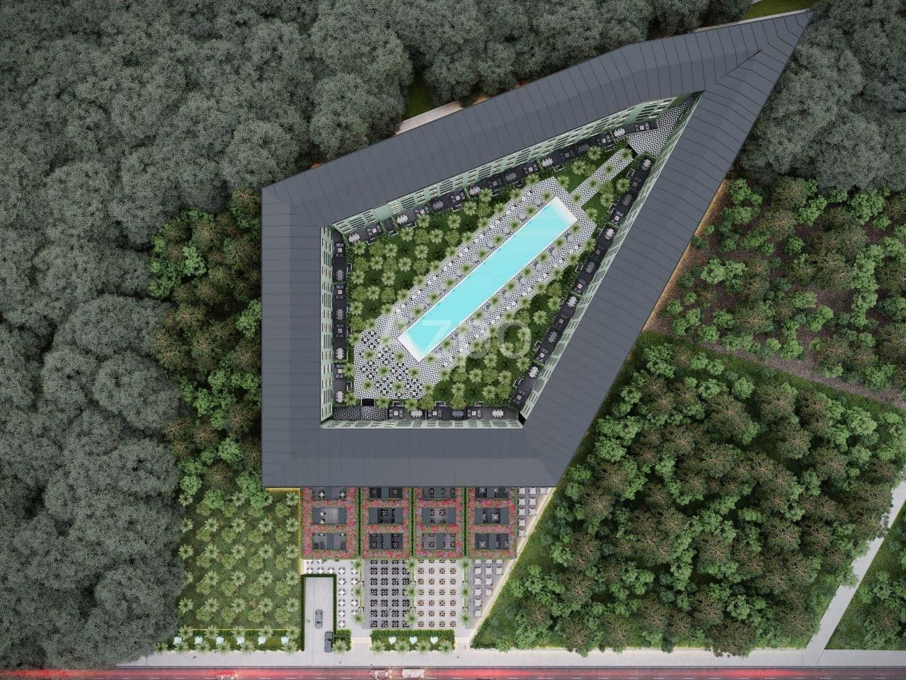 Апартаменты в Стамбуле, Турция, 66 м², фото 5