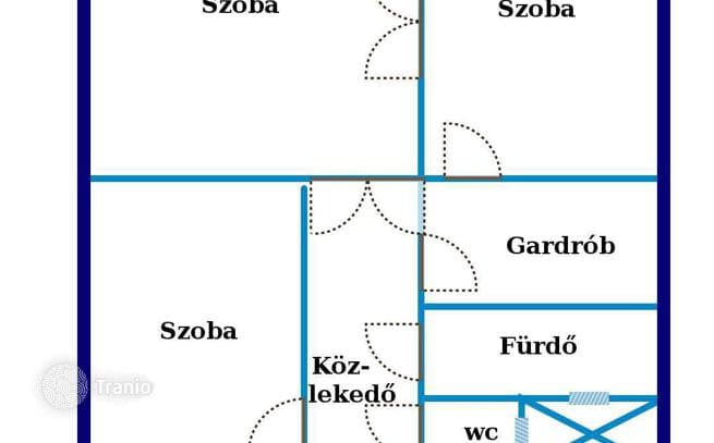 3-комнатная квартира 85 м² в Районе VI (Терезвароше), Венгрия, фото 2