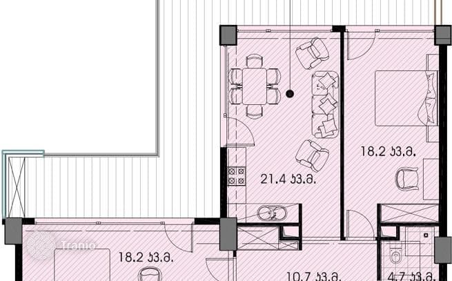2-Bedroom Apartment with Panoramic Nature Views in Central Tbilisi, photo 4