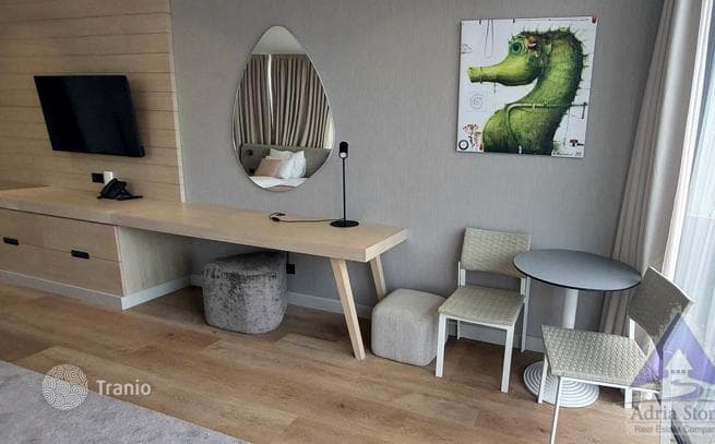 Studio Apartment with Sea View in Rafailovici, Montenegro
