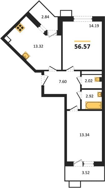 Apartment in Sady u Morya, Temryuk