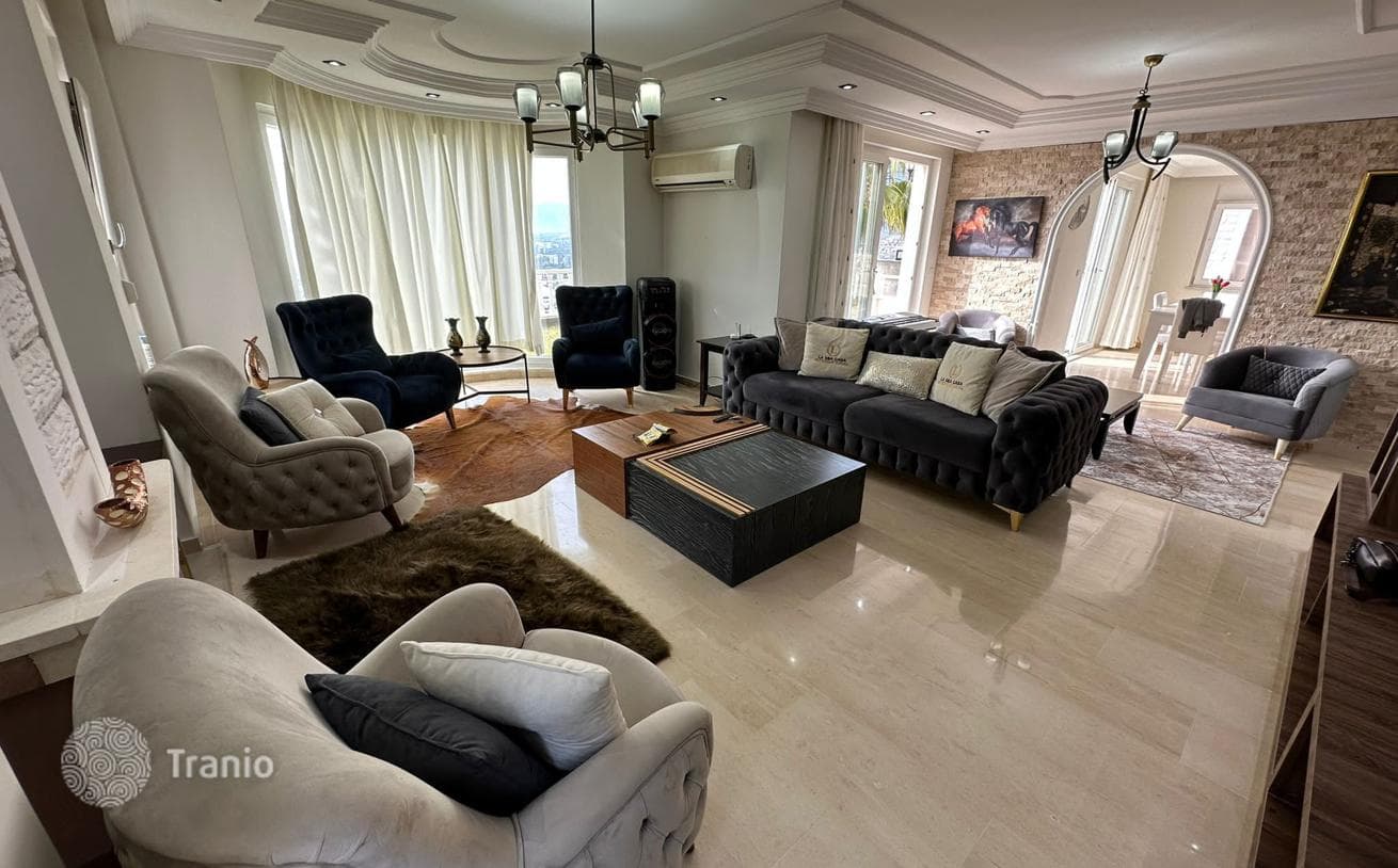 4-Bedroom (4+1) Furnished Triplex Villa with Sea View in Kargicak, photo 2