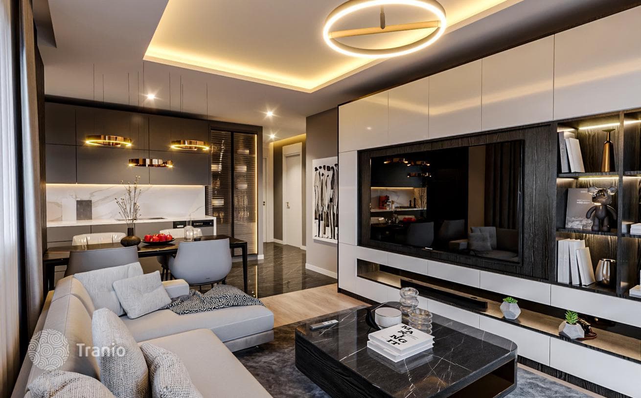 Modern Apartment Complex with Shared Pool and Playground in Mersin, Turkey
