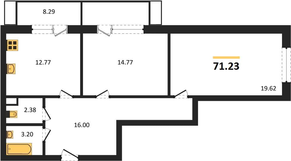 1-Bedroom Apartment with Sea View in Temryuk
