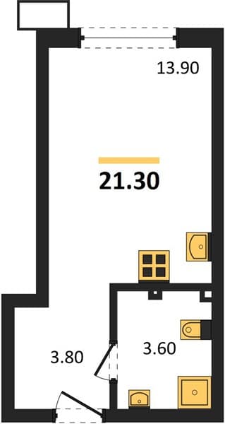 Studio Apartment in Porto Novo, Tsemdolina, Novorossiysk