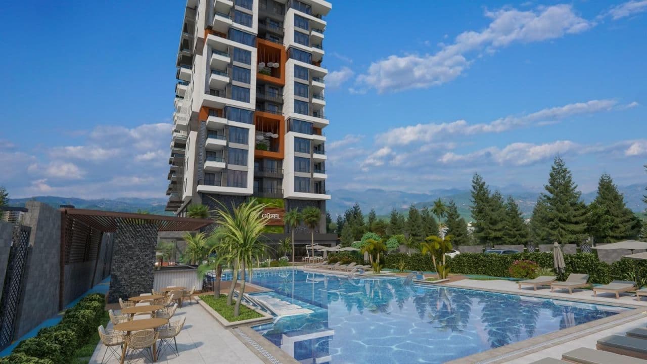 Квартира в Алании, Турция, 48 м²