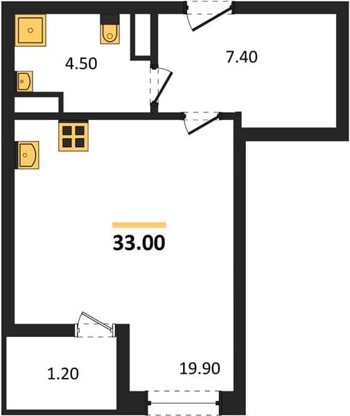 Studio Apartment in Master of the Seas, Supsekh, Sochi