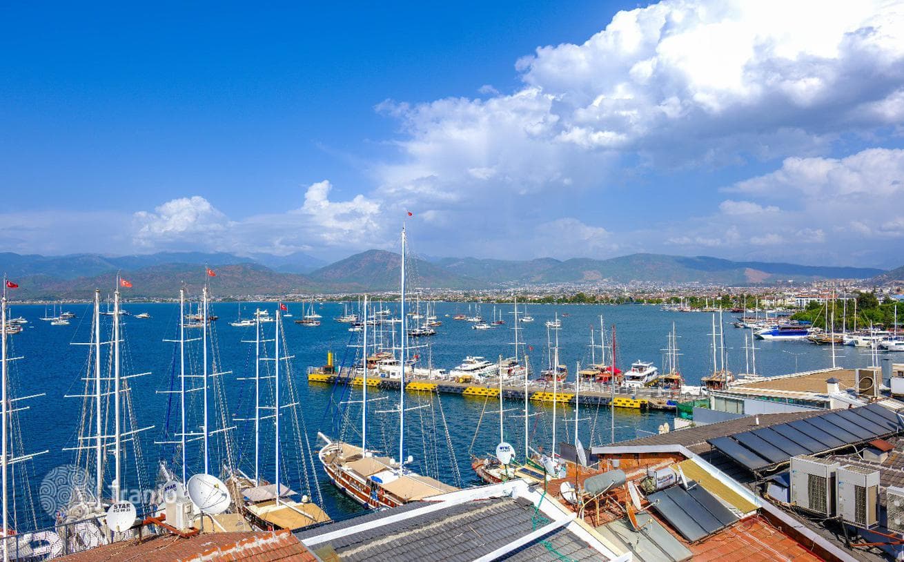 2-Bedroom Apartment with Sea View in Turkey