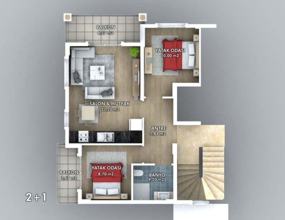 1-Bedroom Apartment in Fethiye, photo 3